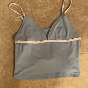 Light Blue and Sage Green Tank Top